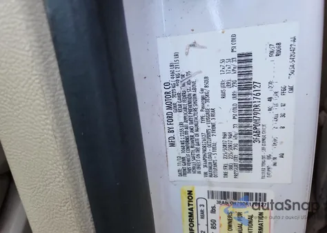 2013 Ford Fusion Se z USA, uszkodzony, nr VIN 3FA6P0H79DR176127